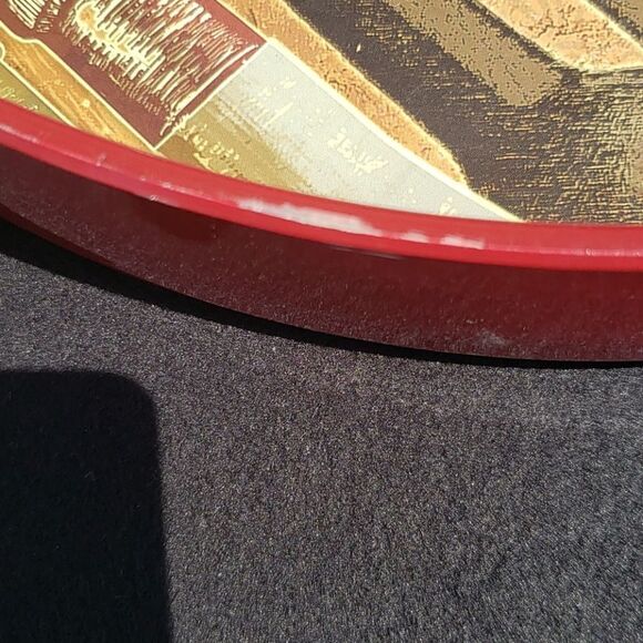 "Wine Lovers Gather Here" Decorative Serving Tray - Picture 5 of 6